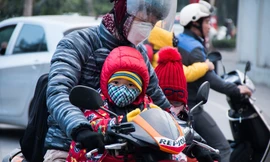 Hà Nội rét đậm, Trung Bộ mưa lớn trên diện rộng