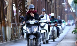 Gió mùa Đông Bắc về Hà Nội trở rét