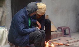 Không khí lạnh tăng cường Hà Nội rét buốt dưới 12 độ C