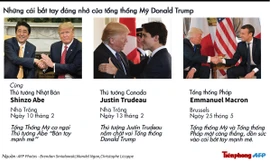 [ĐỒ HỌA] Những cái bắt tay đáng nhớ của Tổng thống Mỹ