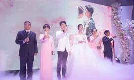 Đám cưới Á hậu Thúy Vân: Những khoảnh khắc đẹp của đôi trai tài gái sắc