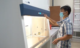 Bệnh viện Đa khoa Quảng Ngãi có thể xét nghiệm những trường hợp nghi nhiễm SARS–CoV-2 kể từ ngày 1/8 - ảnh V.P