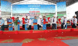 Khởi công dự án mở rộng sân đỗ máy bay tại Cảng HKQT Đà Nẵng - ảnh S.N 