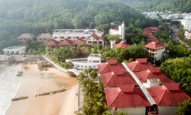  Khu Resort nhìn từ trên cao. Ảnh: Tr.Định