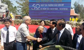 Tưởng niệm 50 năm thảm sát Sơn Mỹ: Cầu nguyện cho hòa bình…