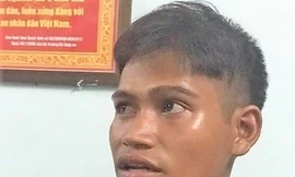 Đối tượng Phạm Văn Soi tại cơ quan Công an- ảnh CACC