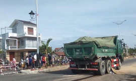 Hiện trường vụ tai nạn - ảnh Nguyễn Ngọc 