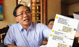 Ông Trần Minh Điệp, Trưởng phòng GD-ĐT Trà Bồng (Ảnh: Báo Pháp luật TP.HCM)