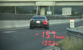 Phạt tài xế 'liều mạng' chạy xe tới 157 km/h