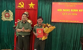 Triển khai quyết định cán bộ của Thường trực Tỉnh ủy tại Công an tỉnh Bình Thuận 