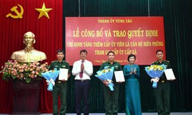 Công bố quyết định của Thành ủy Vũng Tàu về công tác cán bộ