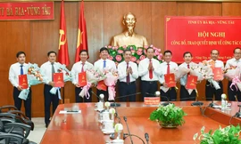 Bà Rịa - Vũng Tàu điều động, bổ nhiệm 8 cán bộ chủ chốt