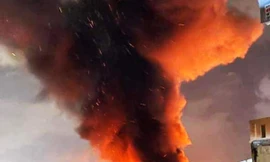 Cháy tàu cá ở Vũng Tàu, ngọn lửa bốc cao hơn chục mét