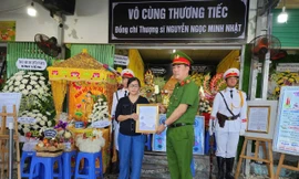 Cấp bằng Tổ quốc ghi công cho chiến sĩ cảnh sát cơ động ở Bà Rịa - Vũng Tàu