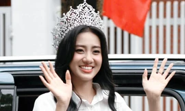 Hoa hậu Hà Trúc Linh và hai á hậu háo hức với nhiệm kỳ Rạng rỡ Việt Nam