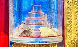 Cận cảnh Xá lợi Phật rước từ Ấn Độ về Việt Nam