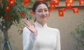 Tiểu Vy mặc trang phục bộ đội, Lương Thùy Linh diện áo dài hướng về đại lễ 