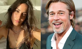 Bạn gái kém 29 tuổi xoa dịu Brad Pitt