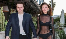 Con dâu Beckham mặc đồ trong suốt xuống phố