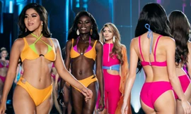 Dàn người đẹp diễn bikini sau vụ sập sân khấu hoa hậu ở TPHCM