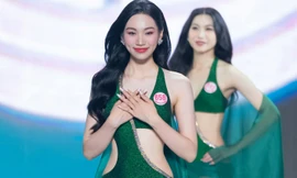 Video 41 thí sinh Hoa hậu Việt Nam diễn áo tắm 