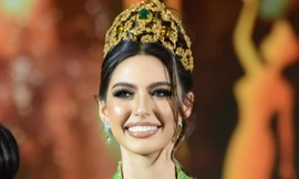 Người đẹp lai đăng quang Hoa hậu Trái Đất Thái Lan 