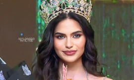 Cô gái cao 1,78 m đăng quang Hoa hậu Hòa bình Ấn Độ 