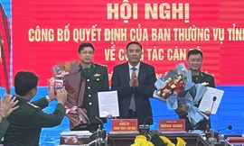 Lào Cai công bố tân Bí thư Đảng ủy Bộ đội biên phòng