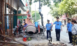 Hà Nội tiếp tục thí điểm Đội Quản lý trật tự xây dựng đô thị