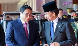 Brunei dành nghi lễ đặc biệt tiếp Thủ tướng Phạm Minh Chính và Phu nhân