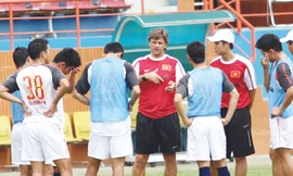 Các cầu thủ VN có đạt mục tiêu kiếm điểm trên đất Qatar? Ảnh: Tường Vũ