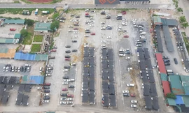 Bãi gửi xe lậu "khủng" trong lô đất CC6B có sức chứa trên 500 xe ô tô hoạt động suốt ngày đêm.