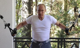 Tổng thống Nga Vladimir Putin là người yêu thích thể thao. Ảnh: Moscow Times.