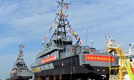 Hai tàu Spa 4207 trong ngày hạ thủy kỹ thuật.