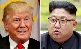 Tổng thống Donald Trump (trái) và nhà lãnh đạo Kim Jong-un. Ảnh: Reuters.