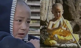 Những giọt nước mắt khi khổ luyện khi còn quá nhỏ.