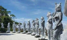 Tượng 12 con giáp khỏa thân ở khu du lịch Hải Phòng gây tranh cãi