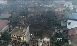 Sức ảnh hưởng rộng hơn một km sau vụ nổ kho phế liệu