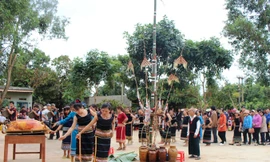 Đặc sắc lễ mừng lúa mới của đồng bào Xê Đăng