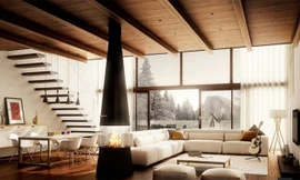 Mẫu nhà ống thoáng đãng, độc đáo chưa đến 200 triệu