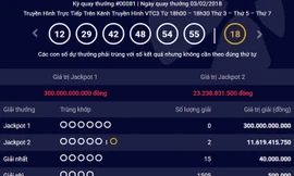 Kết quả kỳ quay 81 của Power 6/55.