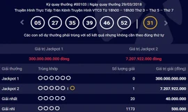 Kết quả kỳ quay 103 của loại hình Power 6/55.