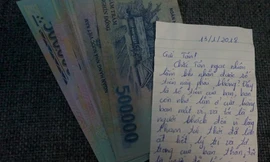 Kẻ trộm trả lại tiền sau 3 năm: Khi lương tâm thức dậy