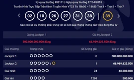 Kết quả kỳ quay số mở thưởng thứ 111 loại hình xổ số Power 6/55.