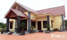 Biệt thự hoành tráng nằm trong khuôn viên, trên diện tích hàng ngàn m2.