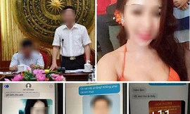 Tài khoản mạng xã hội đăng ảnh cá nhân và tin nhắn kèm nội dung ông Đỗ Trọng Hưng có bồ nhí. Ảnh chụp màn hình.