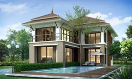 Mê mẩn 10 mẫu nhà 2 tầng mái thái đang được ưa chuộng nhất