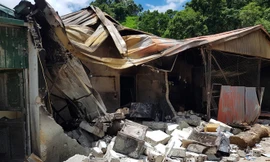 Căn nhà của Nguyễn Thanh Thuận. Ảnh: Văn Chương.