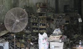 Kho chứa vật liệu nổ thứ 2 của ông Nguyễn Văn Tiến tại làng Quan Độ