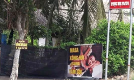 Quán massge nơi ông P. xưng là Bí thư xã để được nợ tiền chủ quán.